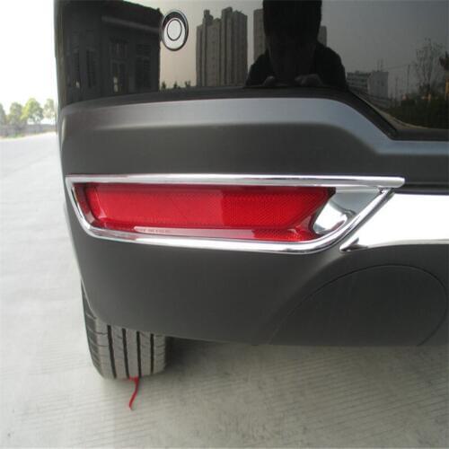 For Subaru Forester 2013 2014 2015 2016 ABS chrome rear tail fog lamp light cap sticker accessories trim car auto cover styling