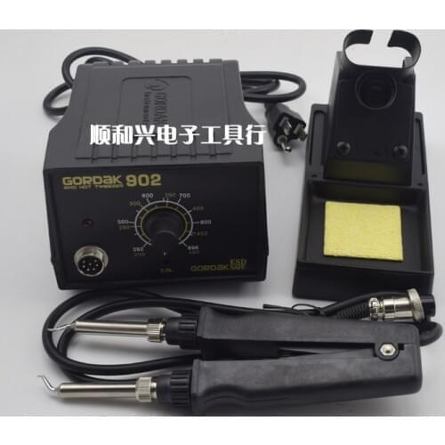110V/220V 75w SMD Tweezers Soldering Station Iron 902 ESD Anti-static Adjustable Temperature Control Thermostat 900M TIP