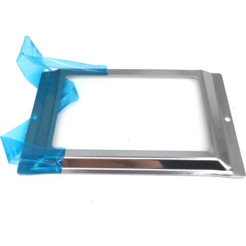 111*67MM Large Stainless steel Classical Vintage Iron Black Tags Frames Holder, Drawer Card Label Holders Decorative Lab