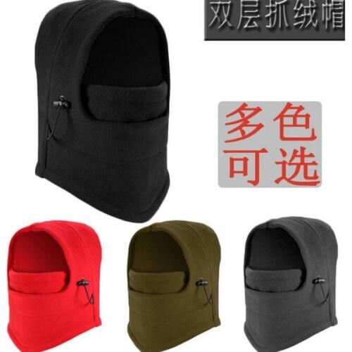 120pcs/lot Thermal Fleece Balaclava Hood Police Swat Ski Bike beanie Cs beanie/Warm beanie about 90g/pc