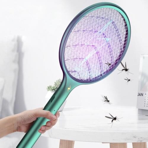 3 in 1 LED Mosquito Killer Lamp Electric Bug Zapper USB Rechargeable Summer 3 Mode Fly Swatter Trap Flies Insect Anti Mosquito