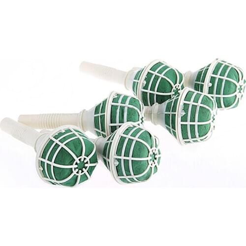 6Pcs Bridal Wedding Bride Bouquet Holder Decoration Floral Foam Flower Handle