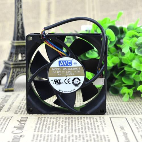 80mm fan New DATB0825B2S 8025 80*80*25mm 12V 0.84A PWM speed winds cooling fan violence