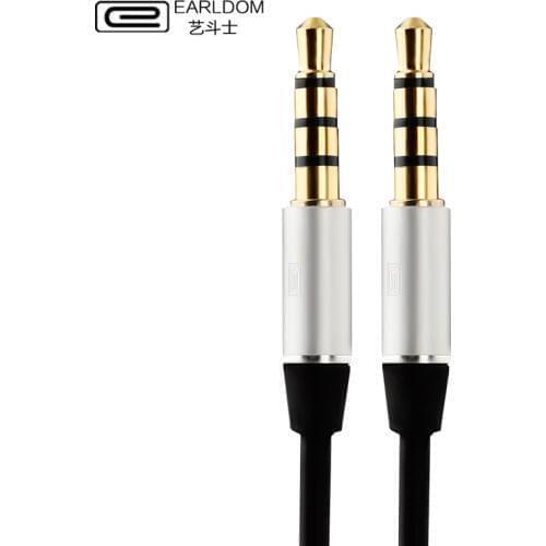 Earldom AUX-15 Aux Cable Female To Female Audio Cable With 3.5MM 24K Gold Plated Plug For Car Use iPad MP3 Cell Phone Computer