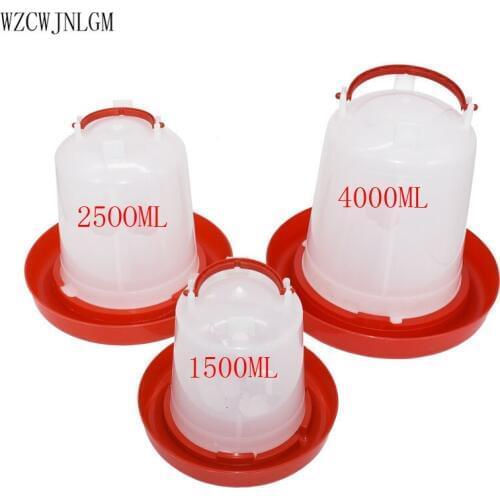 Poultry Chicken Automatic Drinking Fountain Farm Drinking Bottler Tools Animal Supplies 2pcs