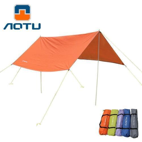 AUTO beach camping tents canopy arbor outdoor large folding rainproof awning balcony3*3m travel pergola sunshade tarp 5COLORS