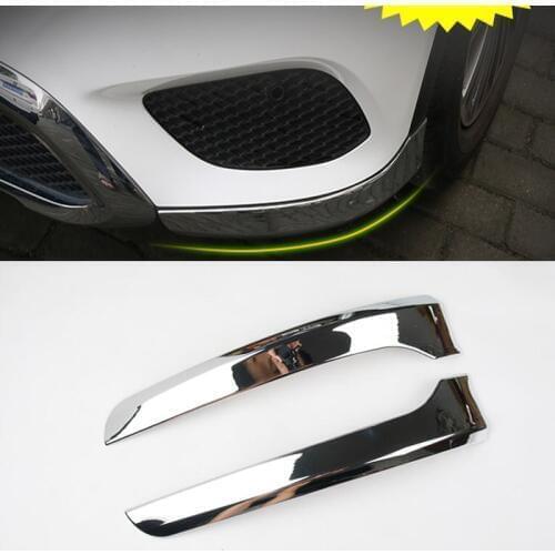 Car Styling For Mercedes Benz GLC Class X253 2016 2017 Front Bumper Lip Spoiler Canards Splitter Corner Protector Cover