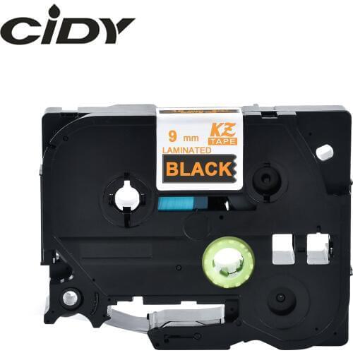 Cidy Gold on Black Compatible Label Tape TZ 324 Tz-324 TZE-324 TZe324 TZE 324 for P-touch brother printers ribbon cassette
