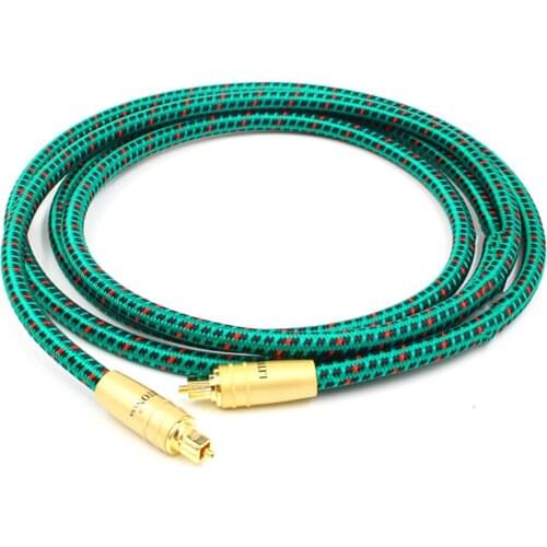 Audiophiler Digital Fiber Cable Hi-end digital Audio Video Cables HiFi 5.1DTS Decoding Party