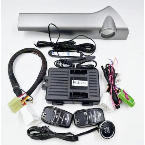 For Toyota New Camry Car Add Push Start Stop Remote Control System and PKE Keyless Entry System with Panel Year 2018-2021