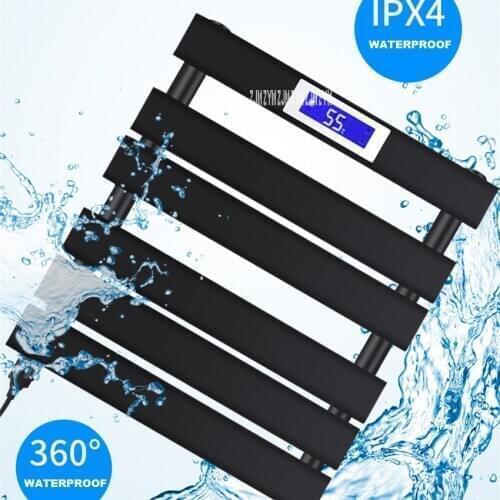 E601/ E701/ H601/ H801/ H1102 Towel Warmer Low Carbon Steel Heated Towel Rail Digital Display Electric Heating Towel Rack