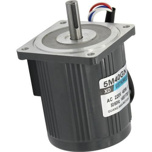 220V AC Motor 1400 Rpm Fast High Speed Speed Speed Control Electric Machine 40W Micro Induction Small Motor