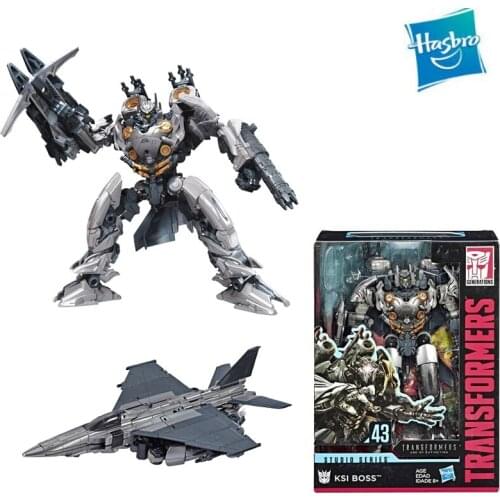 Original Hasbro Transformers Toys Classic Movie Voyager Class Series SS43 Nitrogen Zeus Anime Action Figures Model Toys PVC
