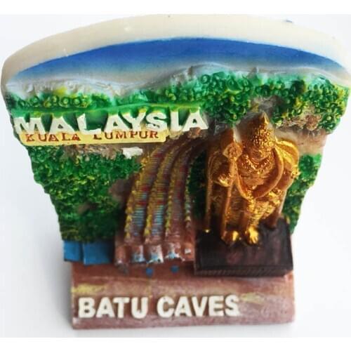 Malaysia resin painted arts and crafts fridge magnet paste collection decoration gift