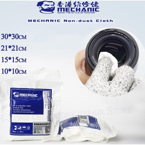 MECHANIC anti-static Dust Removal for Mop Paper Home Kitchen Bathroom Cleaning Non-dust cloth for iPhone mobile phone tablet