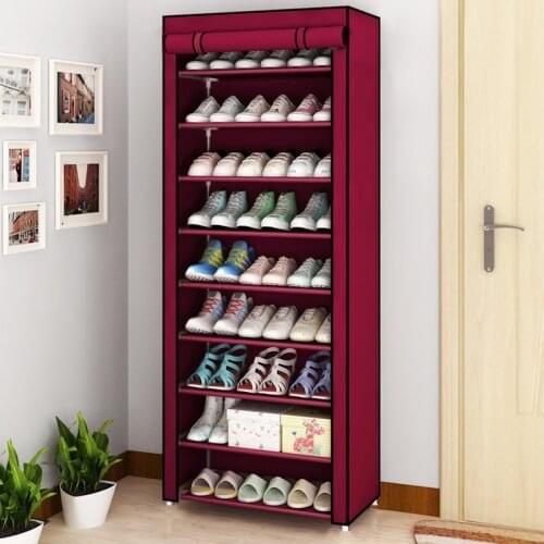 Multi-layer Assembled Shoe Racks Dust-proof Shoe Cabinet Shoe Stand Dormitory Storage Shelf Organizer Living Room Home Furniture
