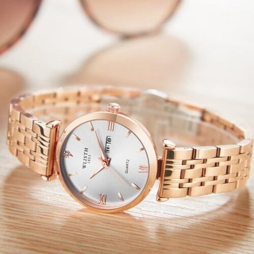 Couple Watch Custom Steel Band Quartz Fashion Watch Business Women Watch Mens Watches