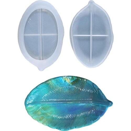 Leaf Tray Resin Mold Vintage Silicone Mold Maple Leaf Ashtray Mould for Epoxy Resin Casting Jewelry Storage Box Home Decor