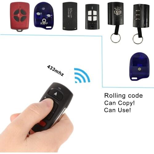 433.92MHZ Copy Remote Controller Metal Clone Remotes Auto Copy Duplicator Rolling Code Copy For Gadgets Car Home Garage door