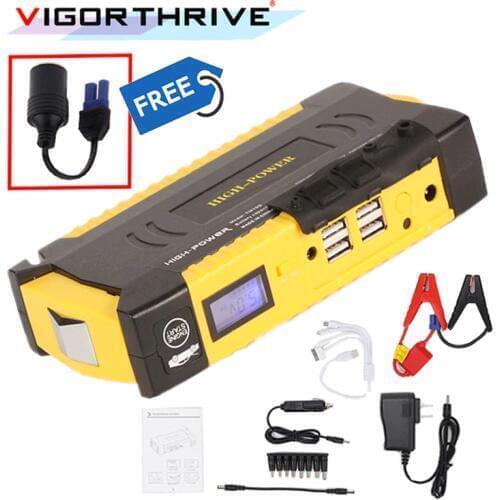 Car Starting Device 12V Car Jump Starter Mini Portable Emergency Battery Charger Power bank SOS Auto Booster For Petrol car 600A