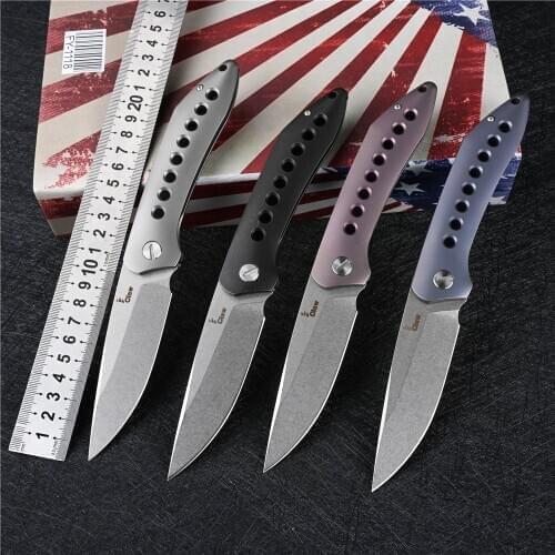 Folding Blade Knife S35VN Outdoor Camping Hunting Survival Pocket Knives CSGO Self Defense Utility EDC Hand Tool Titanium Handle