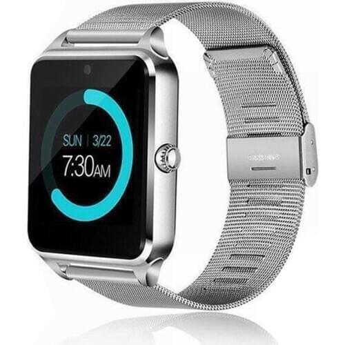 SOONHUA BT Smart Watch Stainless Steel Band Fitness Tracker Sleep Monitor Smart Watches USB Cable For Android Dropshipping New