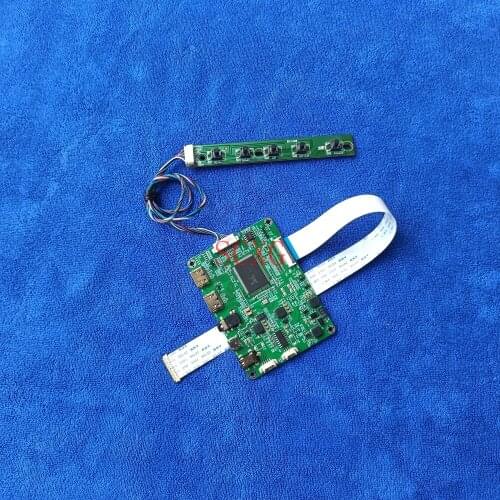 HDMI-compatible 2-Mini DIY KIT Matrix controller board Fit B173RTN01.1/3/4 B173RTN02.0/1/2 30-Pin eDP Micro-USB 5V LED 1600*900