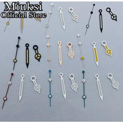 Miuksi watch hands green luminous hands fit NH35 NH36 ETA 2836 2824 Miyota 8205 8215 821A Mingzhu DG 2813 3804 movement