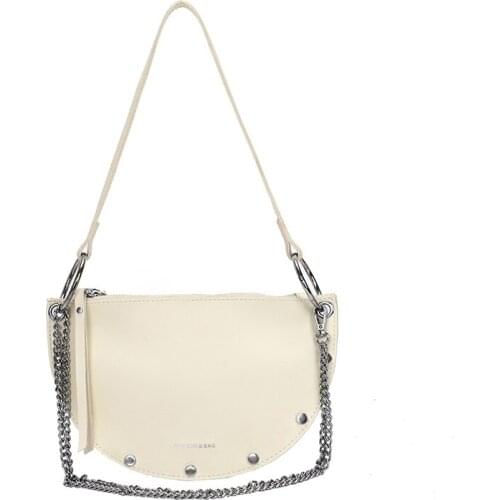Fashion designer Shoulder Bags Retro Casual Women Totes crossbody bags Female Leather white Chain Handbag for Women 2021