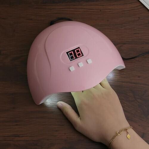 Nail Dryer 54W UV LED Lamp 18pcs LEDs MINI USB Lamp Nail UV Gel Varnish Dryer Machine Portable Household Nail Lamp Tool