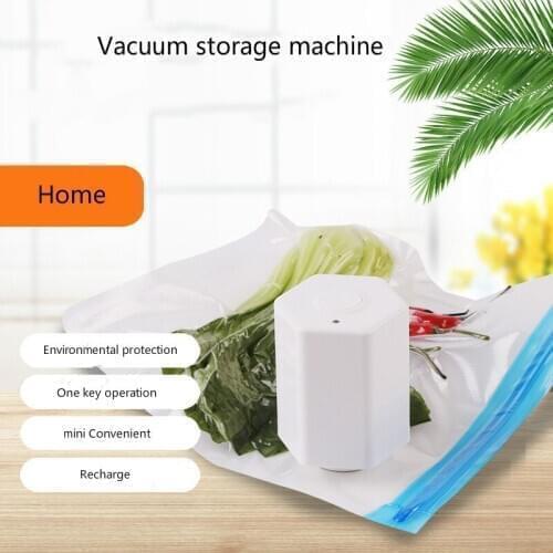 Vacuum Storage Machine Food Preservation Pump Clothing Storage Machine Storage Bag Charging Pump Kitchen Storage Compression Bag