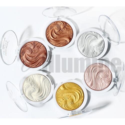 Baked Marble Pearl White Silver Gold Highlighter High Light Powder Brightening Powder High Gloss Make Up