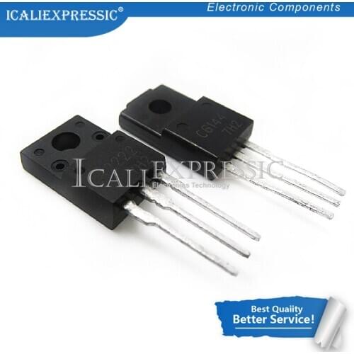10PCS 2SA2222 2SC6144 TO220F 5PCS A2222 + 5PCS C6144 TO220 In Stock