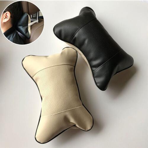 2pcs Car neck pillows universal headrest case for Volkswagen Lamando Touran Beetle Phaeton Bora Lavida Magotan for Touareg