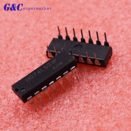 5/10PCS HD74LS01P Encapsulation:DIP 14PINS diy electronics