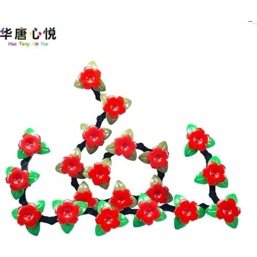 Locking City Plant Branches And Sunflowers Decorative Garden Building Module Educational Toys Childrens Gifts Cities Model Toy