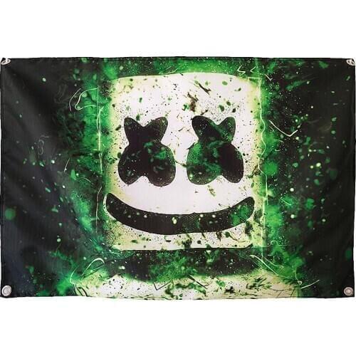 Large Music Illustrated Rock Band Posters Wall Stickers High Grade Canvas Art Four Holes Banners & Flags Home Decoration Gift h8