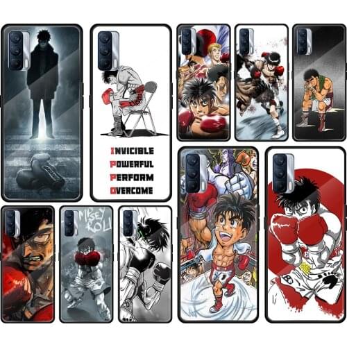 Anime Hajime No Ippo Tempered Glass Cover For Realme 7 7i XT C3 6 5 Pro for OPPO A9 2020 A52 Find X2 Lite Phone Case