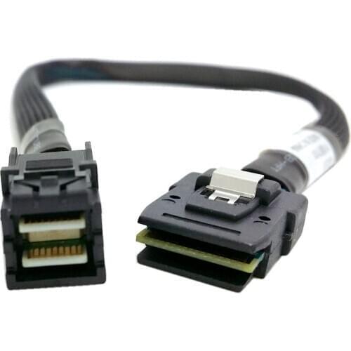 Chenyang Internal Mini SAS SFF-8087 to Mini Sas High Density HD SFF-8643 Server Hard Disk Raid Data Cable 50cm