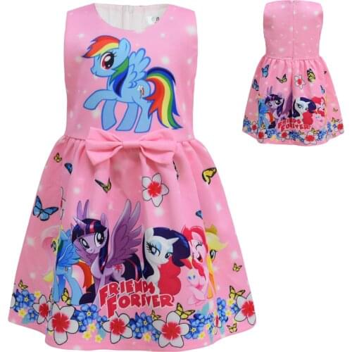 Children Fancy Unicorn Dress Princess Party Costume Toddler Christmas Carnival Dress Birthday Present Children Clothing