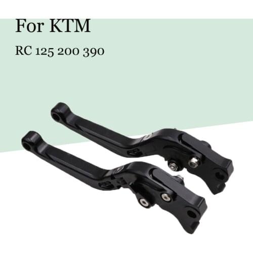 For KTM RC 125 200 390 Motorcycle Accessories Brake and Clutch Horn Folding Drop-Resistant Pull Rod Motocross Handlebar