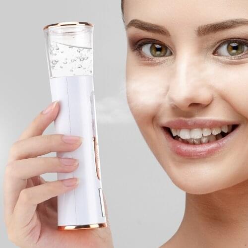 Double Spray-head Nano Mist Sprayer Handheld Face Moisturizer Mini Steamer Moisturizing Beauty Sprayer Skin Care Tool