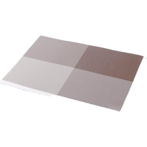 European Style Waterproof Heat Resistant PVC Household Western Food Mat For Dish Bowl Table Pad
