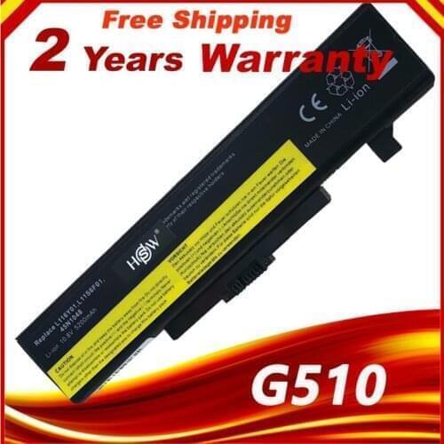 HSW New 6 Cells Laptop Battery FOR LENOVO G500 G700 G580 Z380 Z380AM Y480 G480 V480 Y580 G580AM L11S6Y01 L11L6Y01