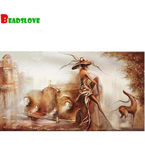 Britain Retro Large Size diamond painting,full,square,round diamond embroidery mosaic art diamond diy handwork puzzle 5D ART