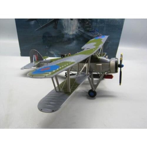 1/72 Scale World War England British Retro Airplane Army Torpedo Swordfish Biplane ForceFighter Classic Aircraft CollectionModel