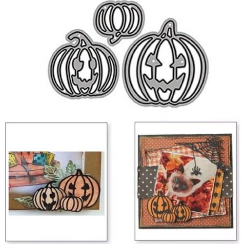 Halloween Pumpkin Metal Cutting Dies for Scrapbooking Handmade Tools Mold Cut Stencil DIY Card Make Mould Model Craft New 2021