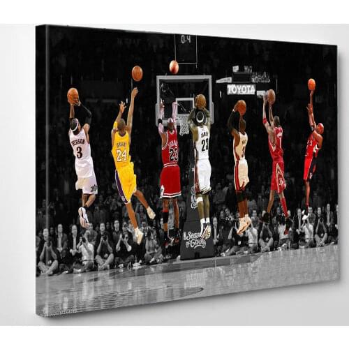 Street Wall Art Posters Famous Sportman Player Canvas Painting Sport Field Stadium Print Posters For Boys Room Decoration