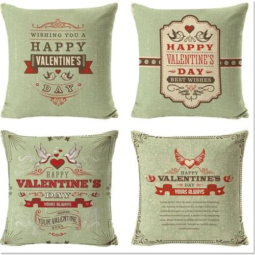 New Creative Christmas Simple Design Green Pillowcase Cushion Cover Sofa Car Home Decoration