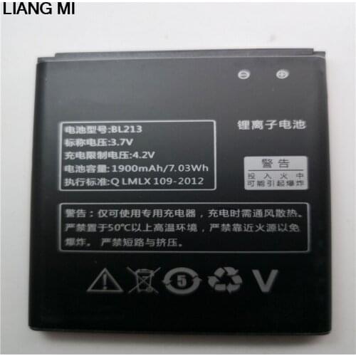 New BL213 1900mAh High Quality Li-ion Battery for Lenovo MA388 Wholesale Batterie Batterij Bateria with phone holder
